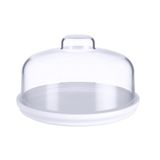 Porta Queijo Minas Cozy Branco 14,5cm Coza