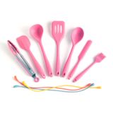 Kit De Utensílios De Silicone Com 8 Peças Amarrador - Oikos