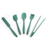 Kit De Utensílios De Silicone Com 5 Peças Verde Esc - Oikos