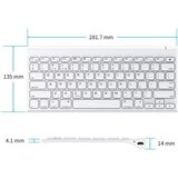 Teclado IPad OMOTON (Aço Inoxidável, Recarregável), Teclado Bluetooth Sem Fio Ultra Slim para iPad Pro 12.9/ 11, iPad Air 10.9/ 10,5 polegadas, iPad 1