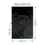 200 Sacos Para Lixo Reforçado 30 Litros