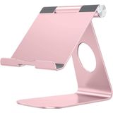 Porta-suporte de tablet ajustável, OMOTON T1 iPad Stand, Desktop Alumínio Tablet Dock Cradle Compatível com iPad Air 4/Mini, Novo iPad 10.2/9.7, iPad