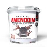 Pasta De Amendoim Gourmet Com Whey Protein Muscle Hd 500g Cookies N' Cream