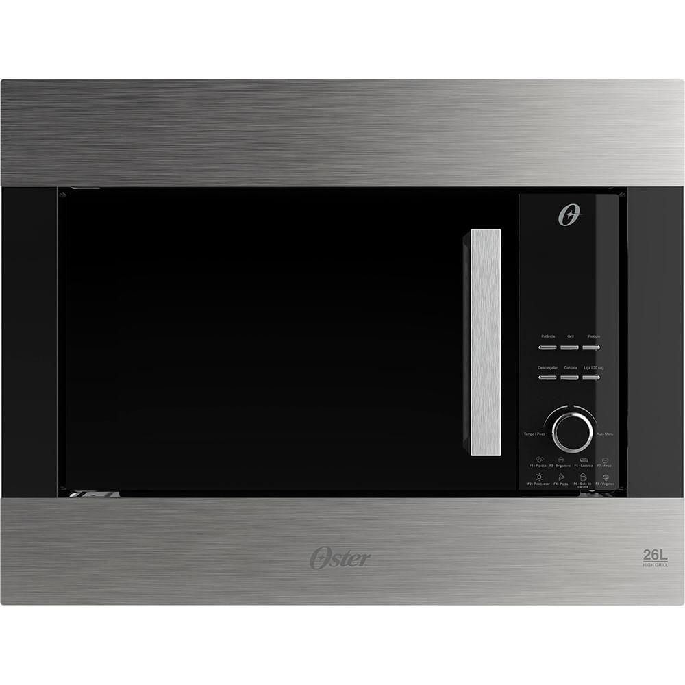 Micro-ondas De Embutir Oster Black Inox 26l - 127v