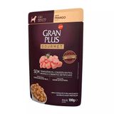 Ração Úmida Gran Plus Gourmet Cães Adultos Frango Sachê 100g