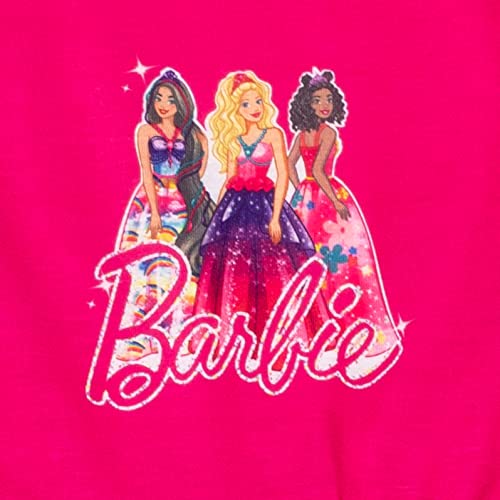 Barbie Big Girls Camisola Pijamas Rosa 10-12