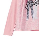 Barbie Girls Pijama Calças E Jogos De Camisa De Dormir Para Crianças 4