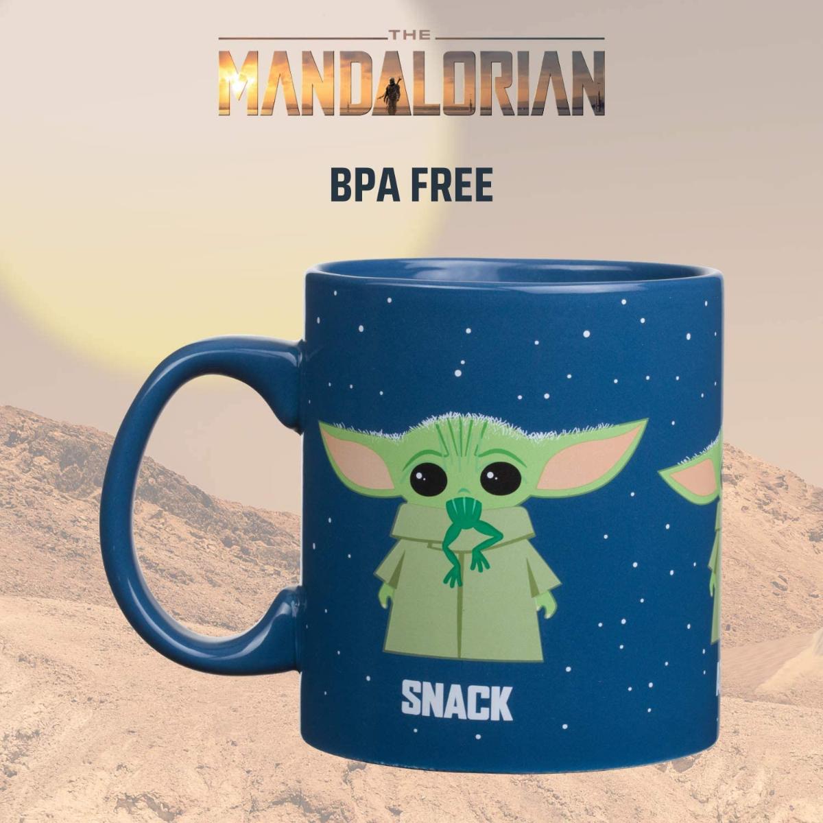 Star Wars The Mandalorian Coffee Mug - Blue, Silver Buffalo