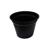 Vaso Plástico Para Jardinagem Preto - Gibafer, Tamanho: Nº 00