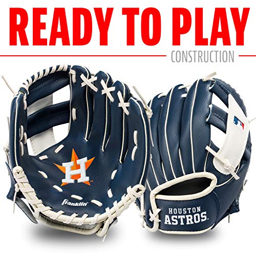 Franklin Sports Unissex Adolescente Teeball Set Mlb Astros Luva A