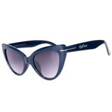 Óculos De Sol Feminino Bellclover Azul Escuro Com Detalhe