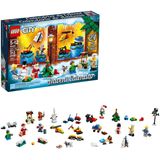 LEGO City Advent Calendar 60201, Nova Edição 2018, Minifiguras, Brinquedos de Construção Pequena, Calendário de Contagem Regressiva de Natal para Cria