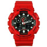 Relógio Casio G-shock Masculino Preto/vermelho Ga-100b-4adr