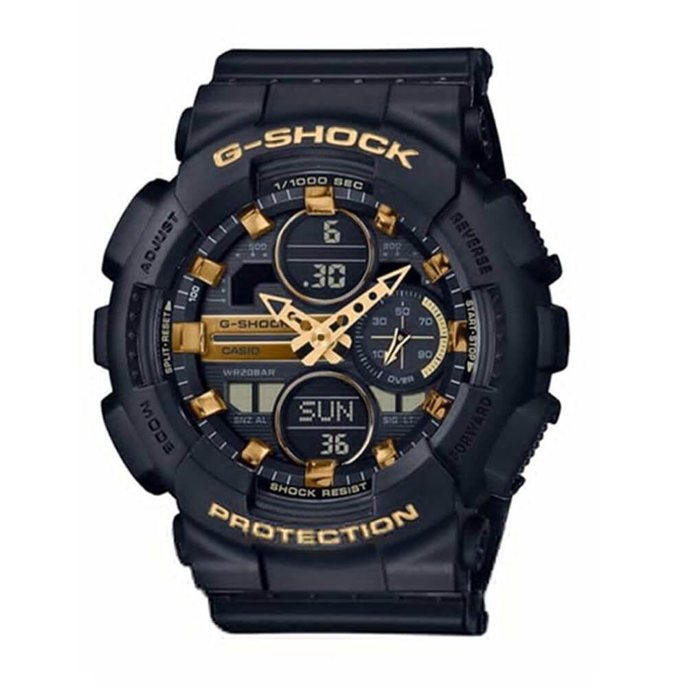 Relógio Casio G-shock Feminino Preto Anadigi Gma-s140m-1adr