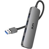 Uni Usb Hub, Alumínio Ps4 Usb 3.0 Dados Para Adaptador Usb Hub (ultra-slim) Compatível Com Pc, Macbook Air, Mac Pro/mini, Imac, Surface Pro, Xps, Ps5