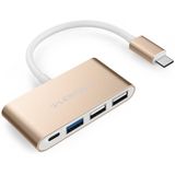 Lention 4-em-1 Hub Usb-c Com Tipo C, Usb 3.0, Usb 2.0 Compatível 2020-2016 Macbook Pro 13/15/16, Novo Mac Air/surface, Chromebook, Mais, Adaptador Mu