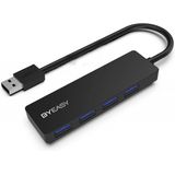 Byeasy Usb Hub, Hub Usb 3.0 De 4 Portas, Hub De Dados Portátil Ultra Slim Aplicável Para Imac Pro, Macbook Air, Mac Mini/pro, Surface Pro, Notebook P