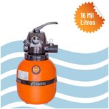 Filtro Para Limpeza De Piscina Até 16 Mil Litros F300p - Nautilus