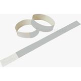 250 Pulseiras Brancas Laser Pro Para Hospital, Controle Acesso E Personalização