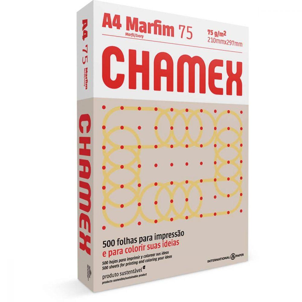 Papel Sulfite Chamex Marfiim A4 210x297mm 75g 500 Folhas Sylvamo