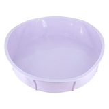 Forma De Silicone P/ Bolo Pudim Redonda Reforçada - Roxo