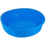 Forma De Silicone P/ Bolo Pudim Redonda Reforçada - Azul