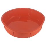 Forma De Silicone P/ Bolo Pudim Redonda Reforçada - Vermelho