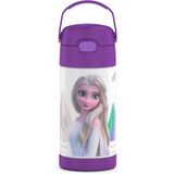 Thermos Funtainer 12 Onças De Aço Inoxidável Vácuo Isolado Garrafa De Palha Infantil, Congelado 2