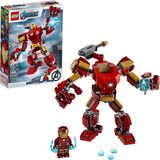 LEGO Marvel Vingadores Homem de Ferro Mech 76140 Super-herói mech figura, construindo brinquedo com Homem de Ferro Mech e Minifigure, Nova 2020 (148 P