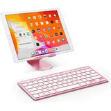 Teclado Bluetooth OMOTON Ultra-Slim Compatível com iPad 10.2 (8ª/ 7ª Geração)/ 9.7, iPad Air 4ª Geração, iPad Pro 11/12.9, iPad Mini e Mais Dispositiv