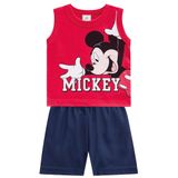 Conjunto De Menino Curto Infantil Mickey Brandili