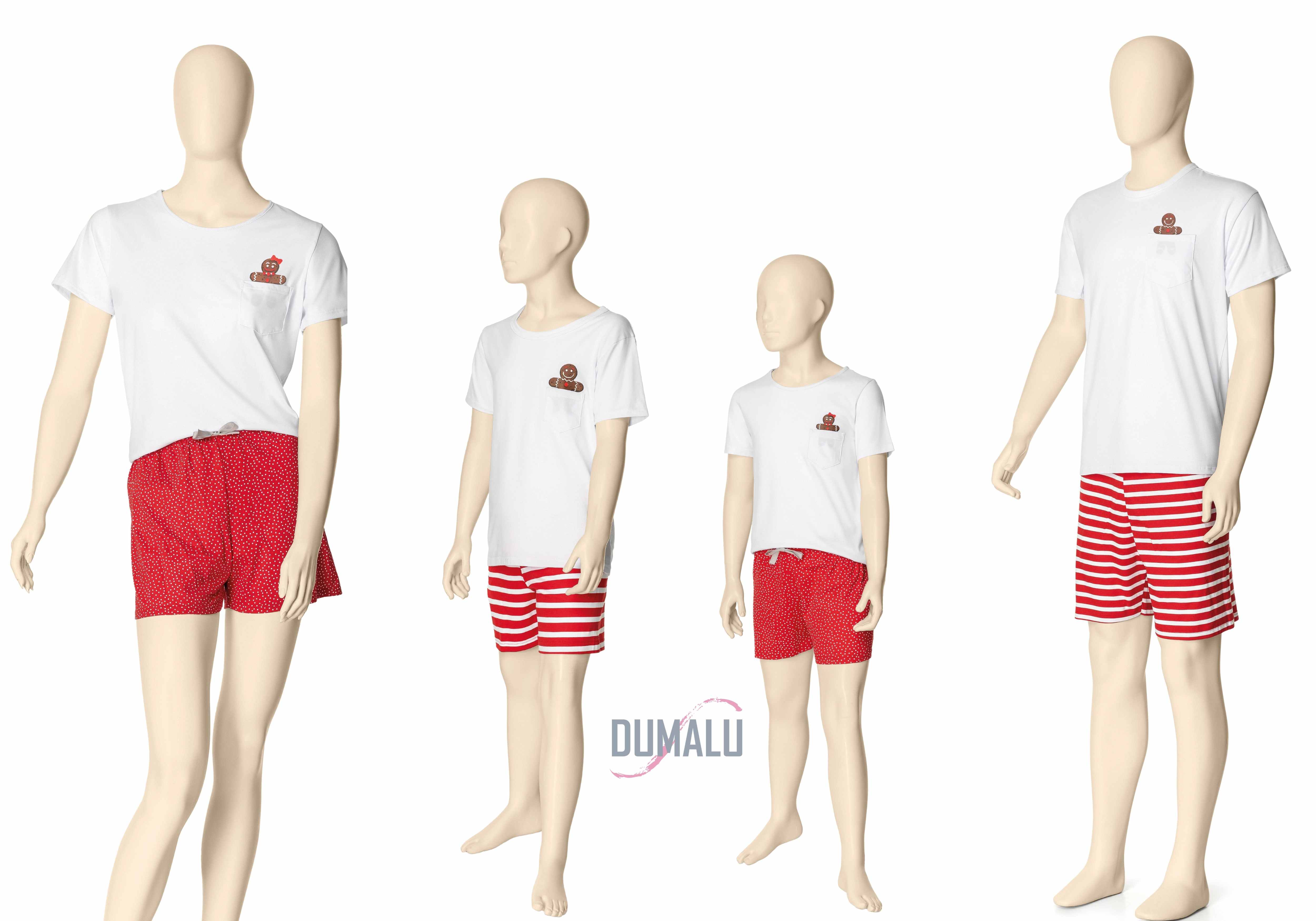 Pijama Masculino Familia Biscoito Vermelho -  Malwee