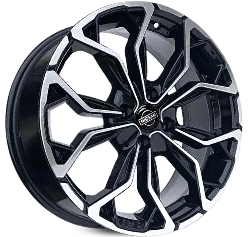 4 Rodas Kr M16 Modelo Nissan Sentra, Tiida / Aro 17x7 / (4x114) Et42