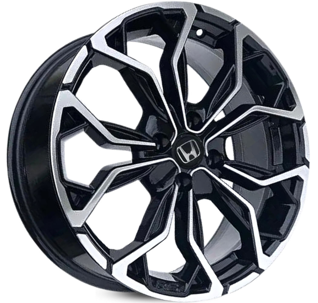 4 Rodas Kr M16 Modelo Honda Fit / Aro 14x6 / (4x100) Et36