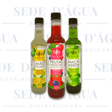 Kit 03 Xaropes Dilute Premium Zero Açucar - Soda Italiana - Maça Verde + Limão Siciliano + Frutas Vermelhas