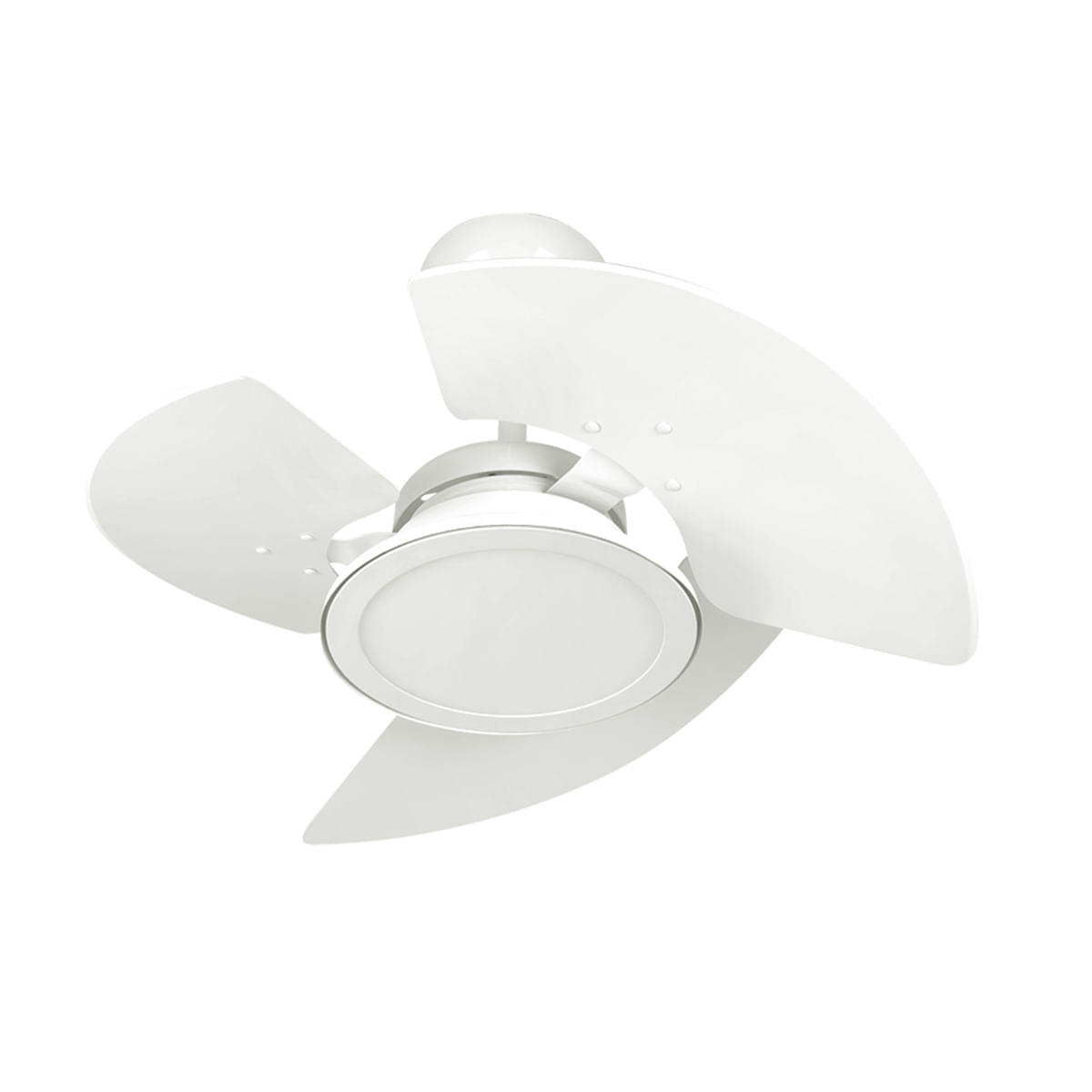 Ventilador De Teto Aventador Led 3 Pás Branco 130W Tron - 220V