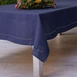 Toalha De Mesa Retangular 160x210cm Glamour Lisa - Catran Navy