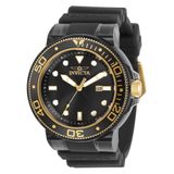 Relógio Masculino Invicta Pro Diver, Preto, Preto Transparente 32337