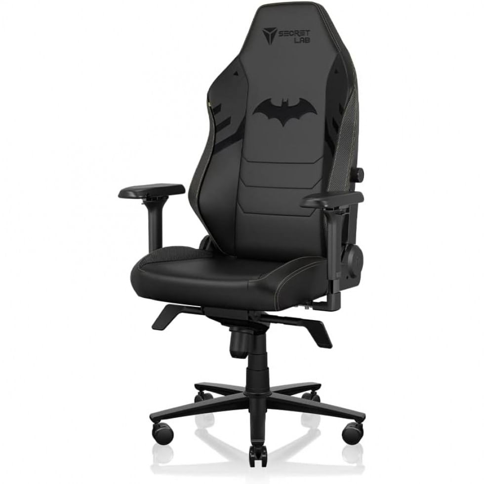 Cadeira Gamer Ergonomica Reclinavel Com Apoios 4d Para Lombar E Cabeca, Secretlab Batman, Preta