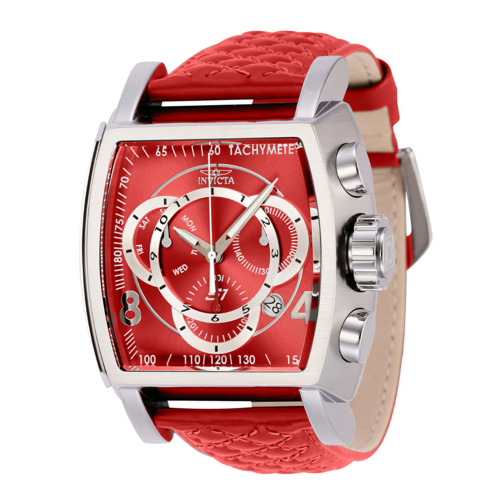 Relogio Masculino Analogico De Quartzo 48mm, Invicta S1 Rally 44034, Vermelho