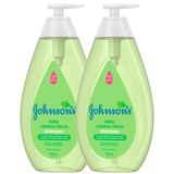 Kit C/ 2 Shampoo Johnson's Baby Cabelos Claros 750ml