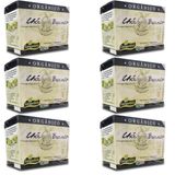 Kit 6cx Chá Branco – Orgânico (60 sachês) – Campo Verde