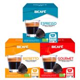 48 CÁPSULAS PARA DOLCE GUSTO - 3 CAIXAS - CAFÉ - CÁPSULA BICAFÉ