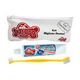 Conjunto de Higiene Dental Cat Dog Creme Dental Tutti-Frutti e Escova de Cabo LongoConjunto de Higiene Dental Cat Dog Creme Dental Tutti-Frutti e Esc