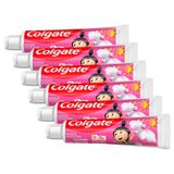 Kit 6 Creme Dental Infantil Colgate Smiles Agnes 60g