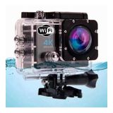 Preto Sports Esportiva Esporte Camera D&#39;água Gocam Ultra-hd