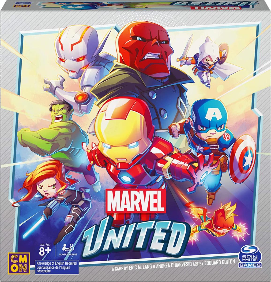 Marvel United, Super Hero Cooperative Strategy Card Game, para Adultos, Famílias e Crianças com 8 anos ou mais