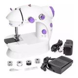 Mini Maquina Costura Elétrica Portátil Roupa Bivolt Pedal