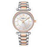 Relogio Feminino Stuhrling Aria 3905 Quartzo 36mm, Prata E Ouro Rosa