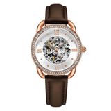 Relogio Feminino Stuhrling 3991 Automatico 36mm, Ouro Rosa